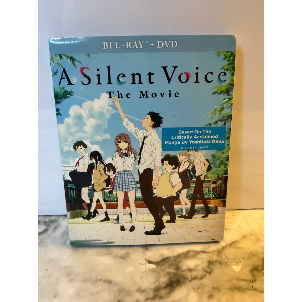 A Silent Voice The Movie Blu-ray DVD Shout Factory Eleven Arts Anime Slipcover - Picture 2 of 4